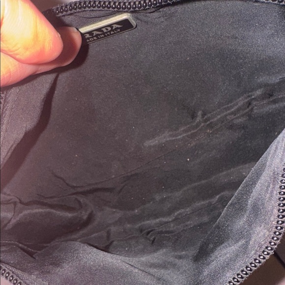 Prada Black Nylon Tessuto Pochette Shoulder Bag - Picture 6 of 8